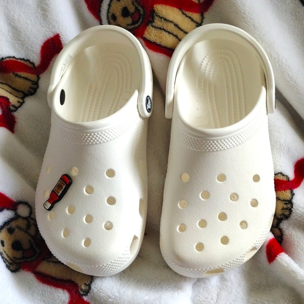 White Crocs (New without tag)